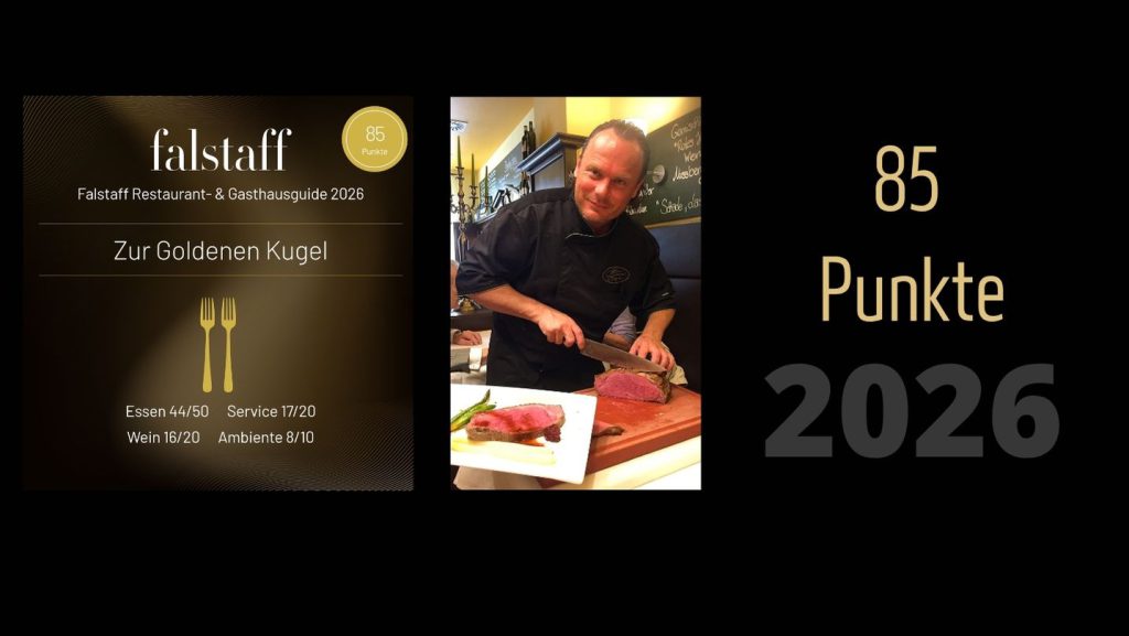 Restaurant Zur Goldenen Kugel 1090 Wien - Falstaff 85 Punkte in 2026